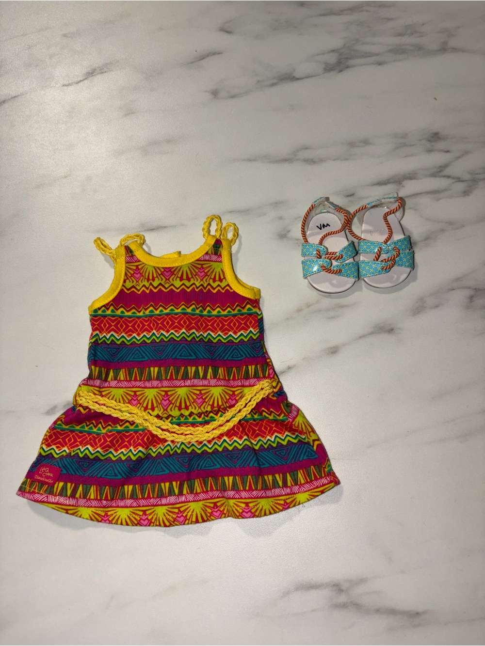 American Girl lea GOTY meet dress and shoes